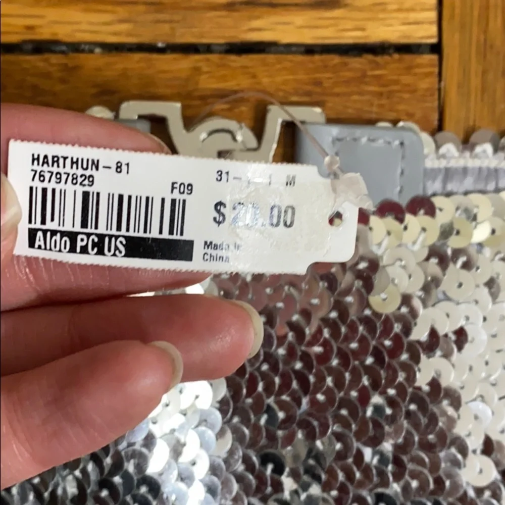 2 for $15 NWT Aldo silver fashion belt